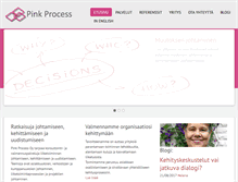 Tablet Screenshot of pinkprocess.com